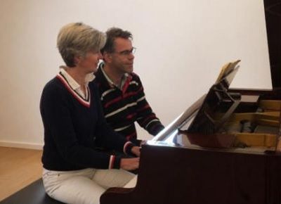 Concert in de Stiltetuin - Pianoduo Arjan en Kitty